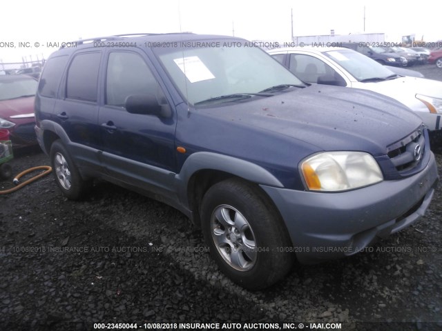 4F2CU09172KM40902 - 2002 MAZDA TRIBUTE LX/ES BLUE photo 1