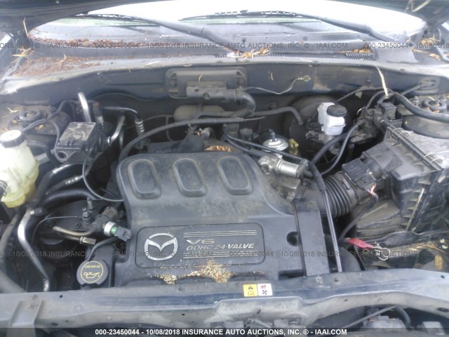 4F2CU09172KM40902 - 2002 MAZDA TRIBUTE LX/ES 蓝色 照片 10