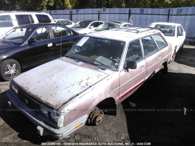 JF2AM53B3EE440938 - 1984 SUBARU GL 4WD MAROON photo 6