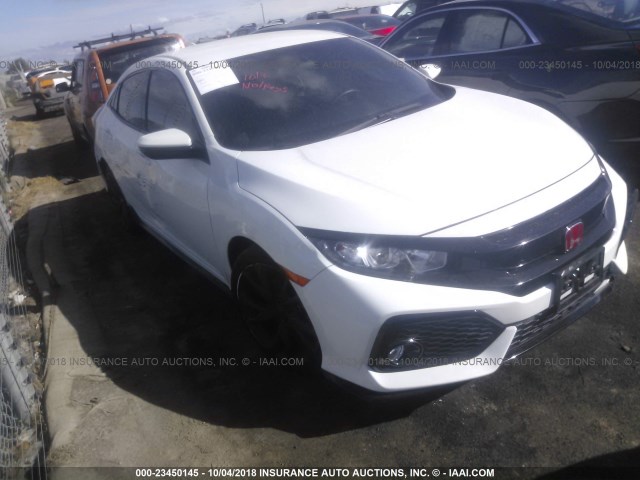 SHHFK7G4XJU201928 - 2018 HONDA CIVIC SPORT Білий фото 1