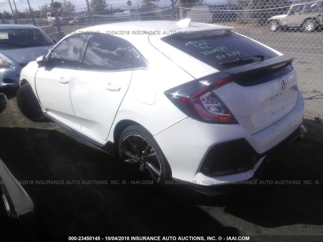 SHHFK7G4XJU201928 - 2018 HONDA CIVIC SPORT Білий фото 3