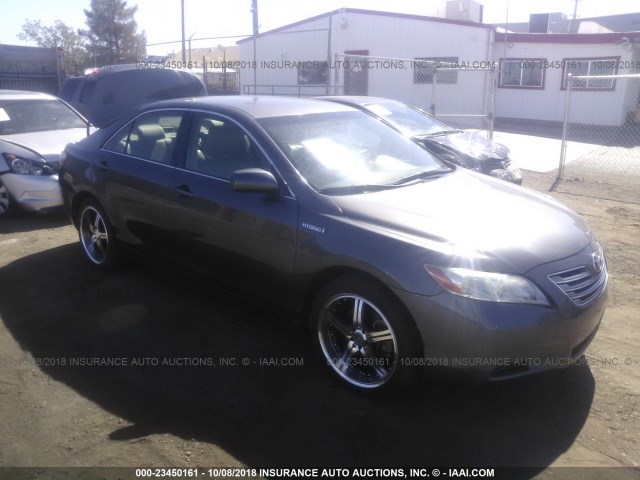 JTNBB46K383048584 - 2008 TOYOTA CAMRY HYBRID GRAY photo 1