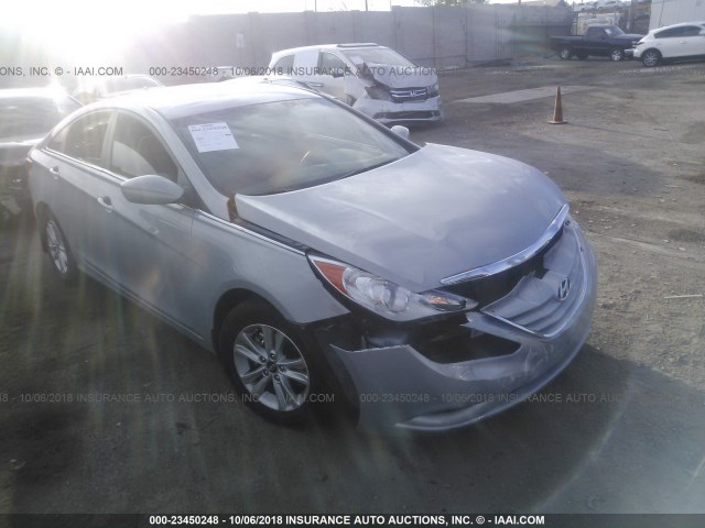 5NPEB4AC0BH201886 - 2011 HYUNDAI SONATA GLS SILVER photo 1