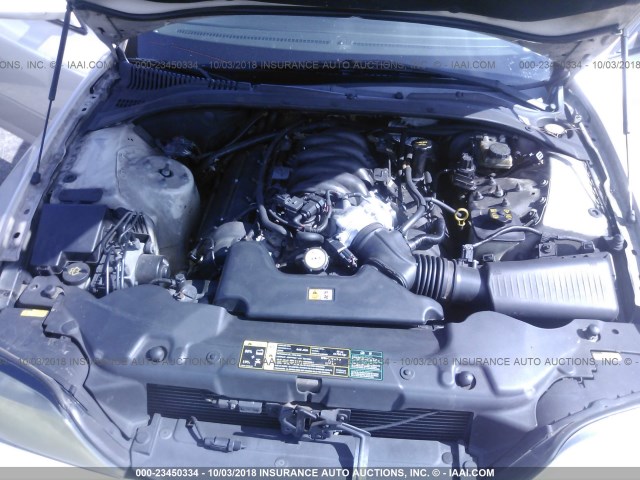 1LNHM87A63Y663319 - 2003 LINCOLN LS WHITE photo 10