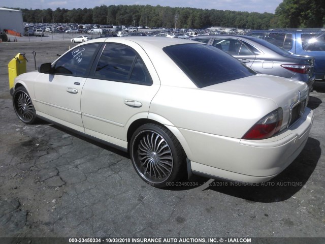1LNHM87A63Y663319 - 2003 LINCOLN LS WHITE photo 3