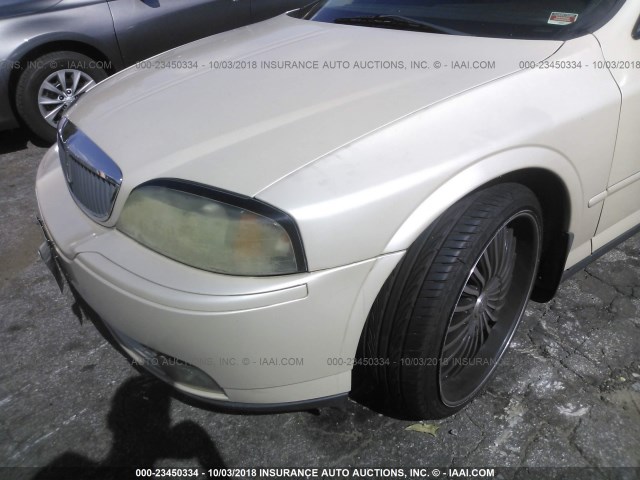1LNHM87A63Y663319 - 2003 LINCOLN LS WHITE photo 6