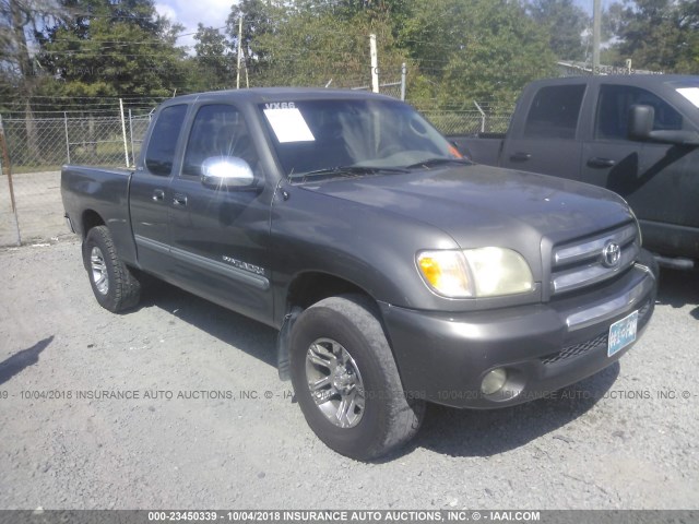 5TBRN34133S378997 - 2003 TOYOTA TUNDRA ACCESS CAB SR5 GRAY photo 1