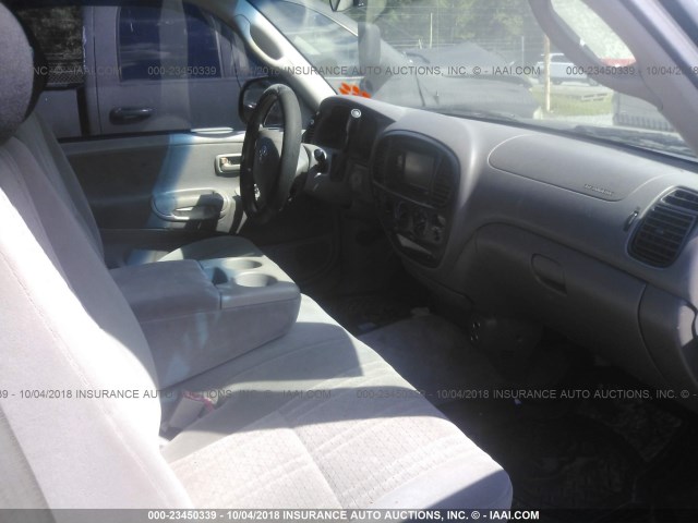 5TBRN34133S378997 - 2003 TOYOTA TUNDRA ACCESS CAB SR5 GRAY photo 5