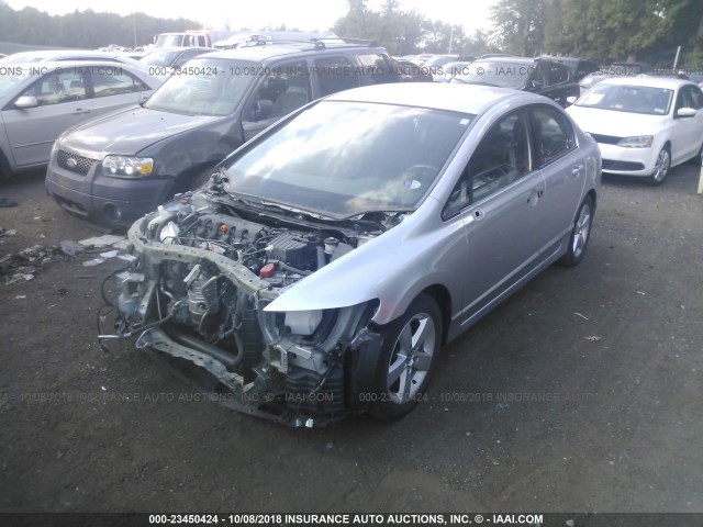 2HGFA1F69BH535787 - 2011 HONDA CIVIC LX-S SILVER photo 2