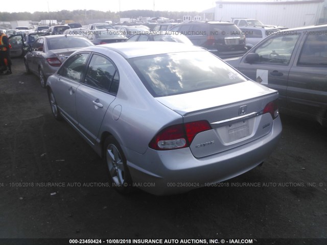 2HGFA1F69BH535787 - 2011 HONDA CIVIC LX-S SILVER photo 3