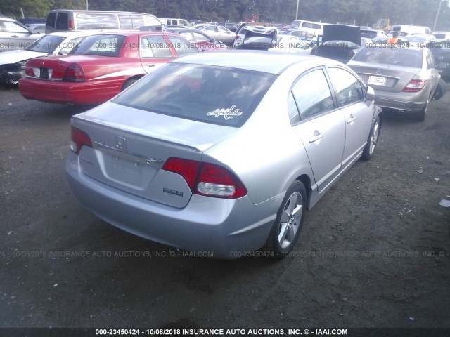 2HGFA1F69BH535787 - 2011 HONDA CIVIC LX-S SILVER photo 4