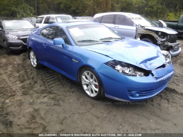 KMHHN66F48U280699 - 2008 HYUNDAI TIBURON GT/SE/GT LIMITED BLUE photo 1