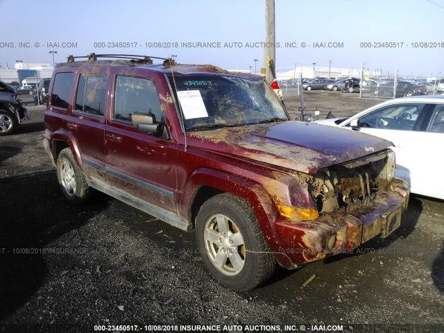 1J8HG48N97C529647 - 2007 JEEP COMMANDER Qırmızı foto 1