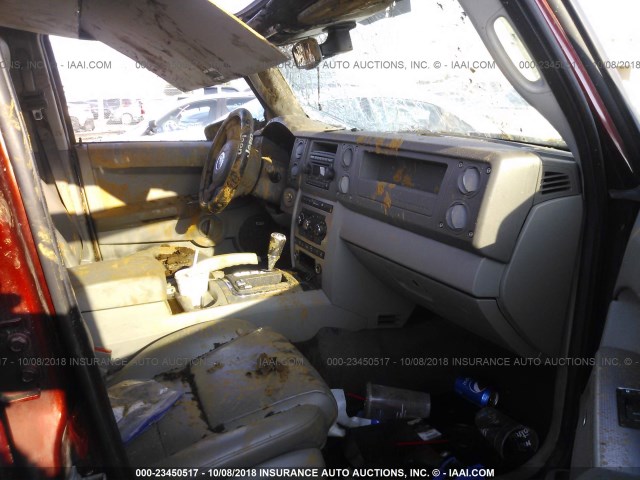 1J8HG48N97C529647 - 2007 JEEP COMMANDER Qırmızı foto 5