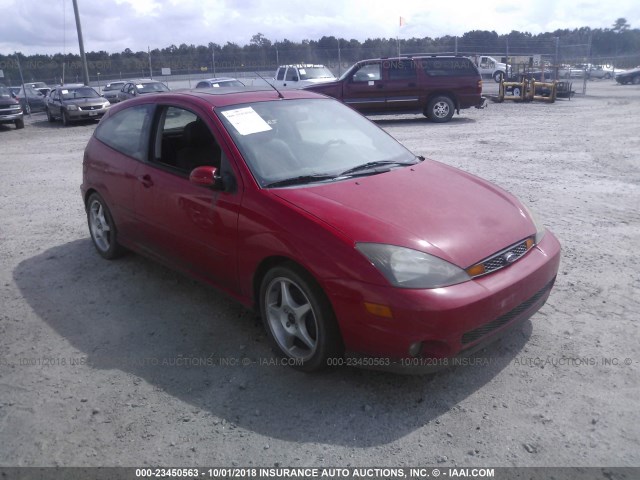 3FAHP39542R203738 - 2002 FORD FOCUS SVT RED photo 1