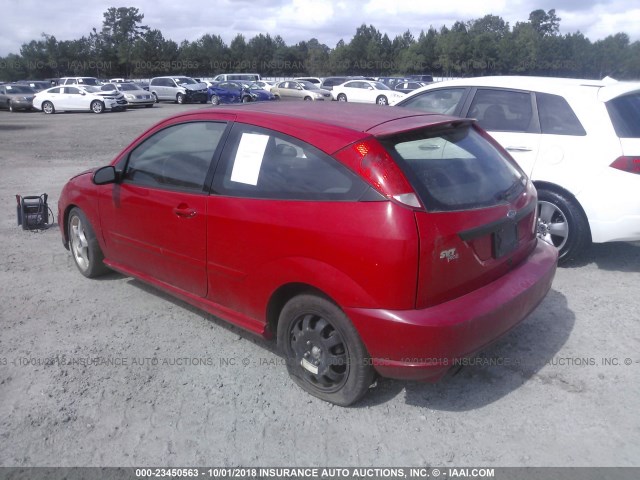 3FAHP39542R203738 - 2002 FORD FOCUS SVT RED photo 3