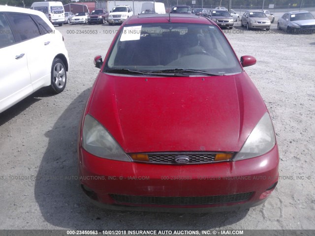 3FAHP39542R203738 - 2002 FORD FOCUS SVT RED photo 6