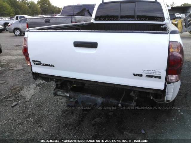 5TEUU42N46Z238836 - 2006 TOYOTA TACOMA ACCESS CAB Weiß Foto 6