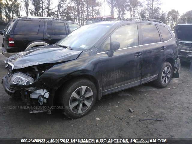 JF2SJAJC8HH505478 - 2017 SUBARU FORESTER BLACK photo 2