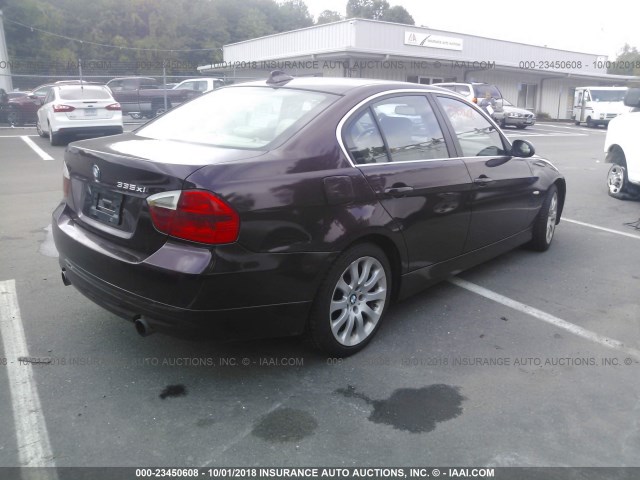 WBAVD53528A285916 - 2008 BMW 335 XI Granate foto 4