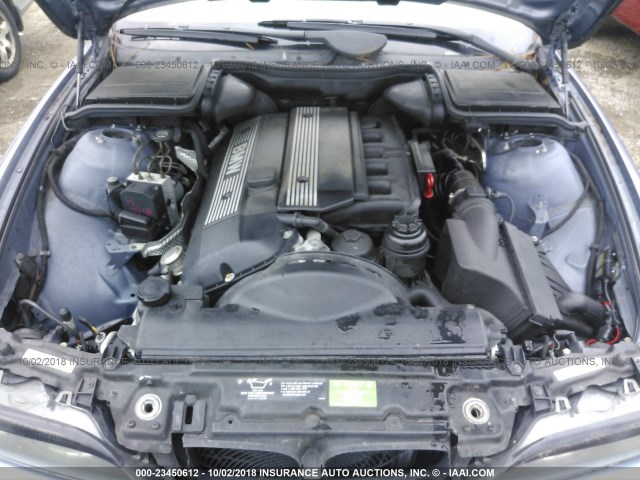 WBADT434X3G026807 - 2003 BMW 525 I AUTOMATIC 蓝色 照片 10