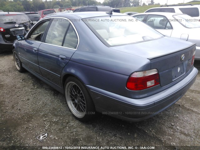 WBADT434X3G026807 - 2003 BMW 525 I AUTOMATIC 蓝色 照片 3