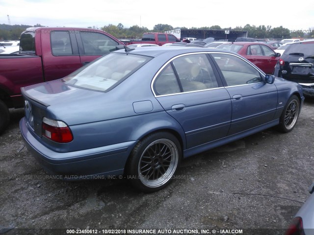 WBADT434X3G026807 - 2003 BMW 525 I AUTOMATIC 蓝色 照片 4