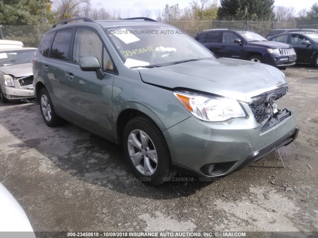 JF2SJAFC1GH559650 - 2016 SUBARU FORESTER 2.5I PREMIUM GREEN photo 1