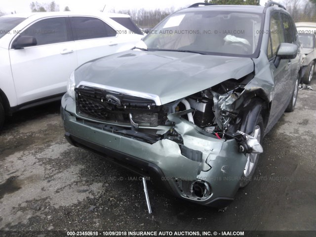 JF2SJAFC1GH559650 - 2016 SUBARU FORESTER 2.5I PREMIUM GREEN photo 6