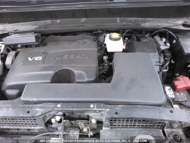 5N1DR2MM2JC612096 - 2018 NISSAN PATHFINDER S/SV/SL/PLATINUM GREEN photo 10