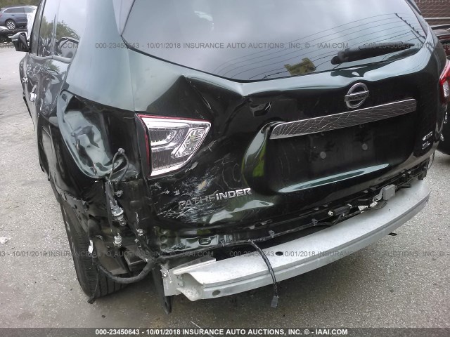5N1DR2MM2JC612096 - 2018 NISSAN PATHFINDER S/SV/SL/PLATINUM GREEN photo 6