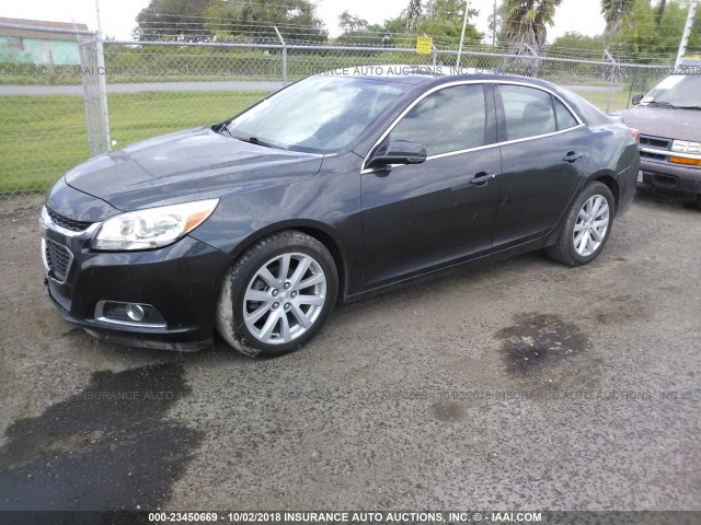 1G11E5SL6EF299923 - 2014 CHEVROLET MALIBU 2LT GRAY photo 2