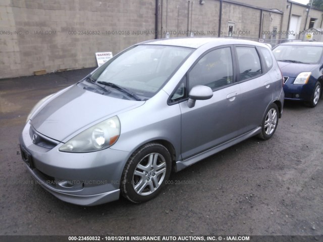 JHMGD38607S065070 - 2007 HONDA FIT S 银色 照片 2