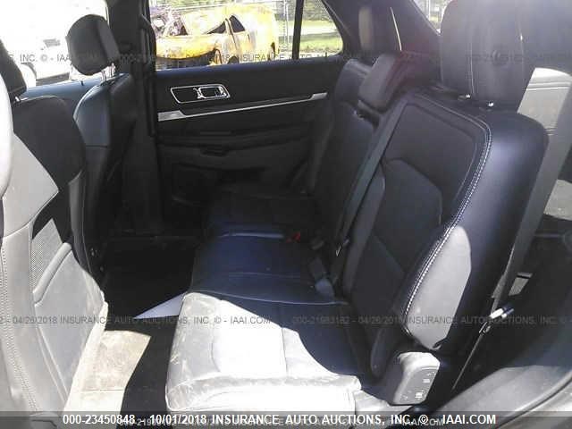 1FM5K8F85HGD24314 - 2017 FORD EXPLORER LIMITED Grau Foto 8