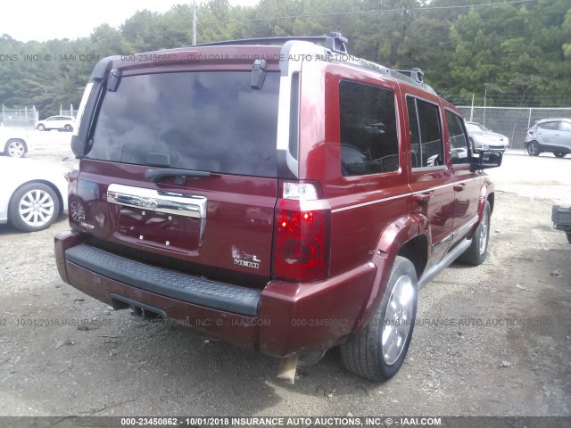 1J8HH58276C369193 - 2006 JEEP COMMANDER LIMITED BURGUNDY photo 6