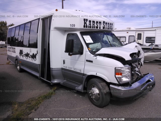 1FDXE4FS8DDA89388 - 2013 FORD E450 WHITE photo 1