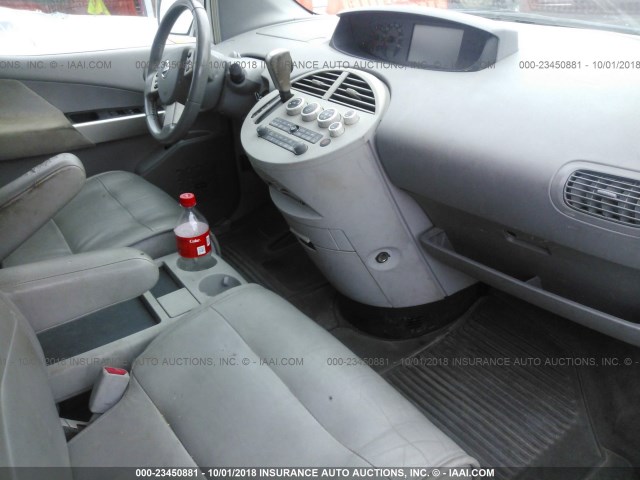 5N1BV28UX6N117024 - 2006 NISSAN QUEST S/SE/SL SILVER photo 5