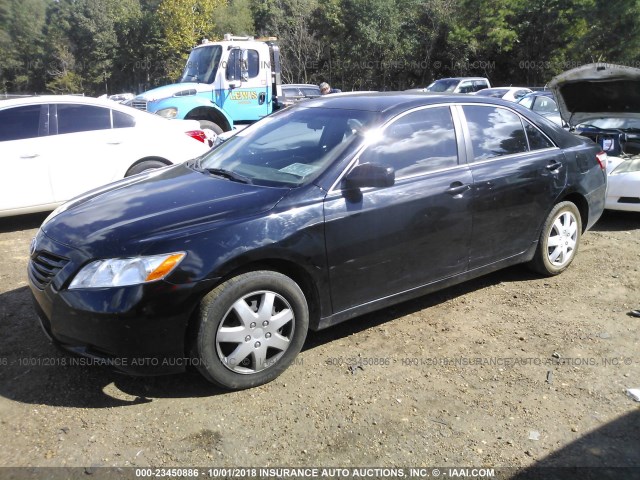 4T1BE46K17U628366 - 2007 TOYOTA CAMRY NEW GENERAT CE/LE/XLE/SE BLACK photo 2