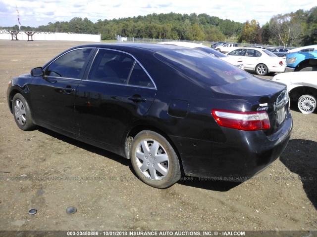 4T1BE46K17U628366 - 2007 TOYOTA CAMRY NEW GENERAT CE/LE/XLE/SE BLACK photo 3