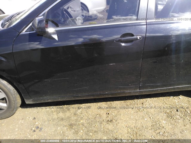 4T1BE46K17U628366 - 2007 TOYOTA CAMRY NEW GENERAT CE/LE/XLE/SE BLACK photo 6