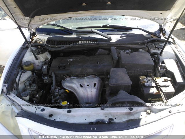 4T1BE46K97U681414 - 2007 TOYOTA CAMRY NEW GENERAT CE/LE/XLE/SE WHITE photo 10