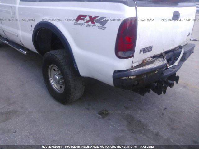 1FTSW31P73EC50217 - 2003 FORD F350 SRW SUPER DUTY WHITE photo 6