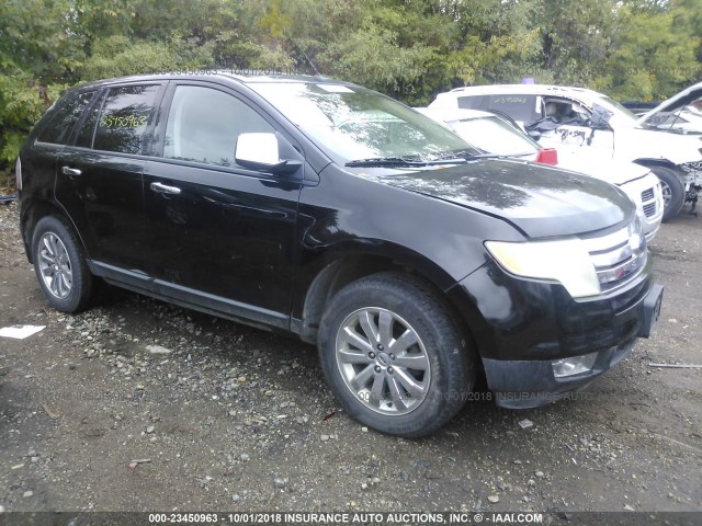 2FMDK38C08BB28501 - 2008 FORD EDGE SEL BLACK photo 1