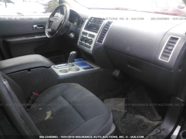 2FMDK38C08BB28501 - 2008 FORD EDGE Siyah fotoğraf 5