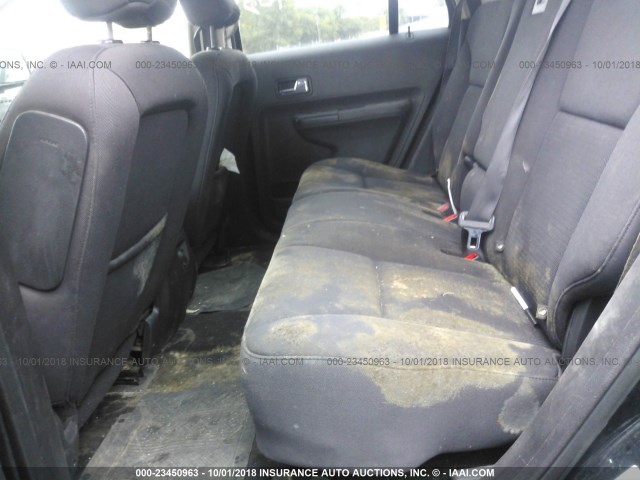 2FMDK38C08BB28501 - 2008 FORD EDGE Siyah fotoğraf 8