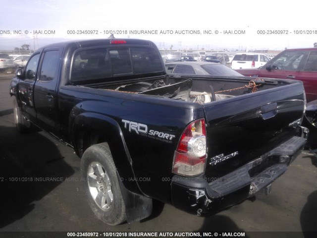 3TMKU4HN3FM046951 - 2015 TOYOTA TACOMA DBL CAB PRERUNNER LNG BED BLACK photo 3