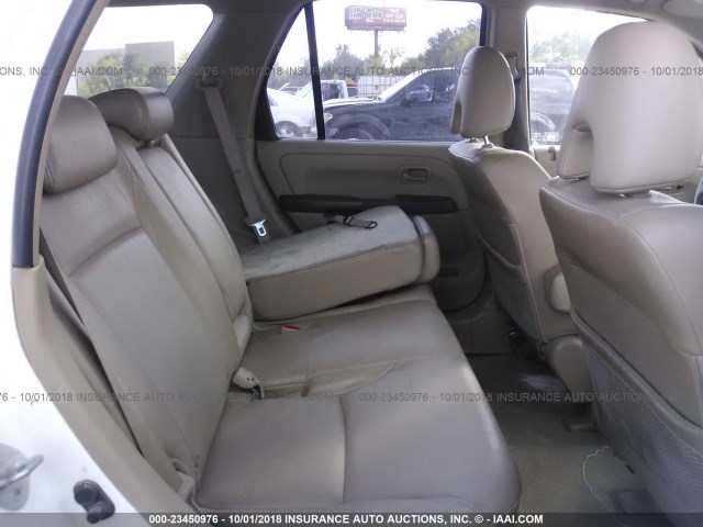 JHLRD78965C041653 - 2005 HONDA CR-V SE/EX WHITE photo 8