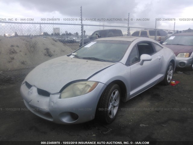 4A3AK24F66E045803 - 2006 MITSUBISHI ECLIPSE GS SILVER photo 2