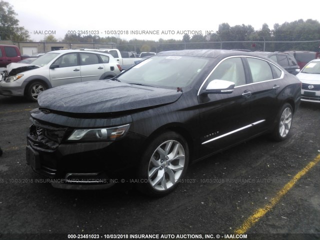 2G1145S3XH9170907 - 2017 CHEVROLET IMPALA PREMIER BLACK photo 2