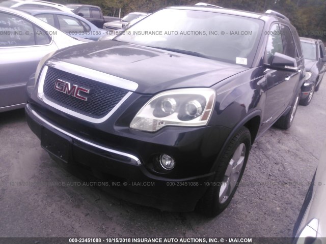 1GKER337X8J227583 - 2008 GMC ACADIA SLT-2 შავი ფოტო 2